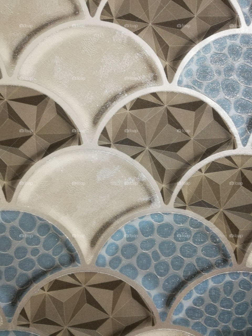 Three dimensions texture of wall paper