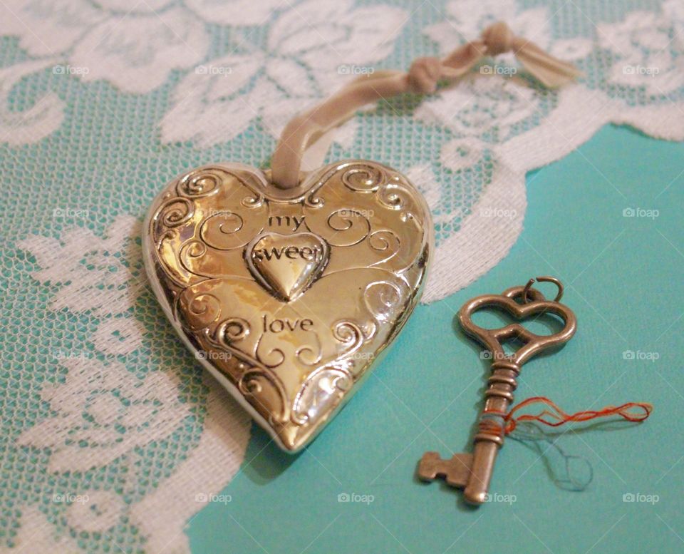 Here is the key to my heart, my sweet love ❤️