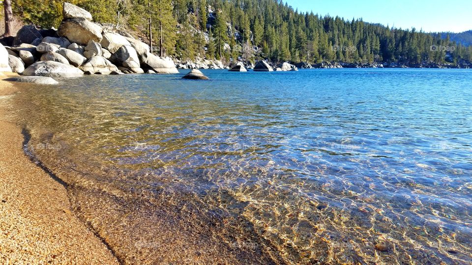 Lake Tahoe beach