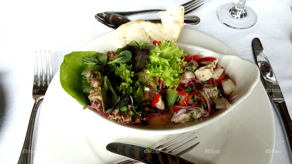 Seafood ceviche, South America