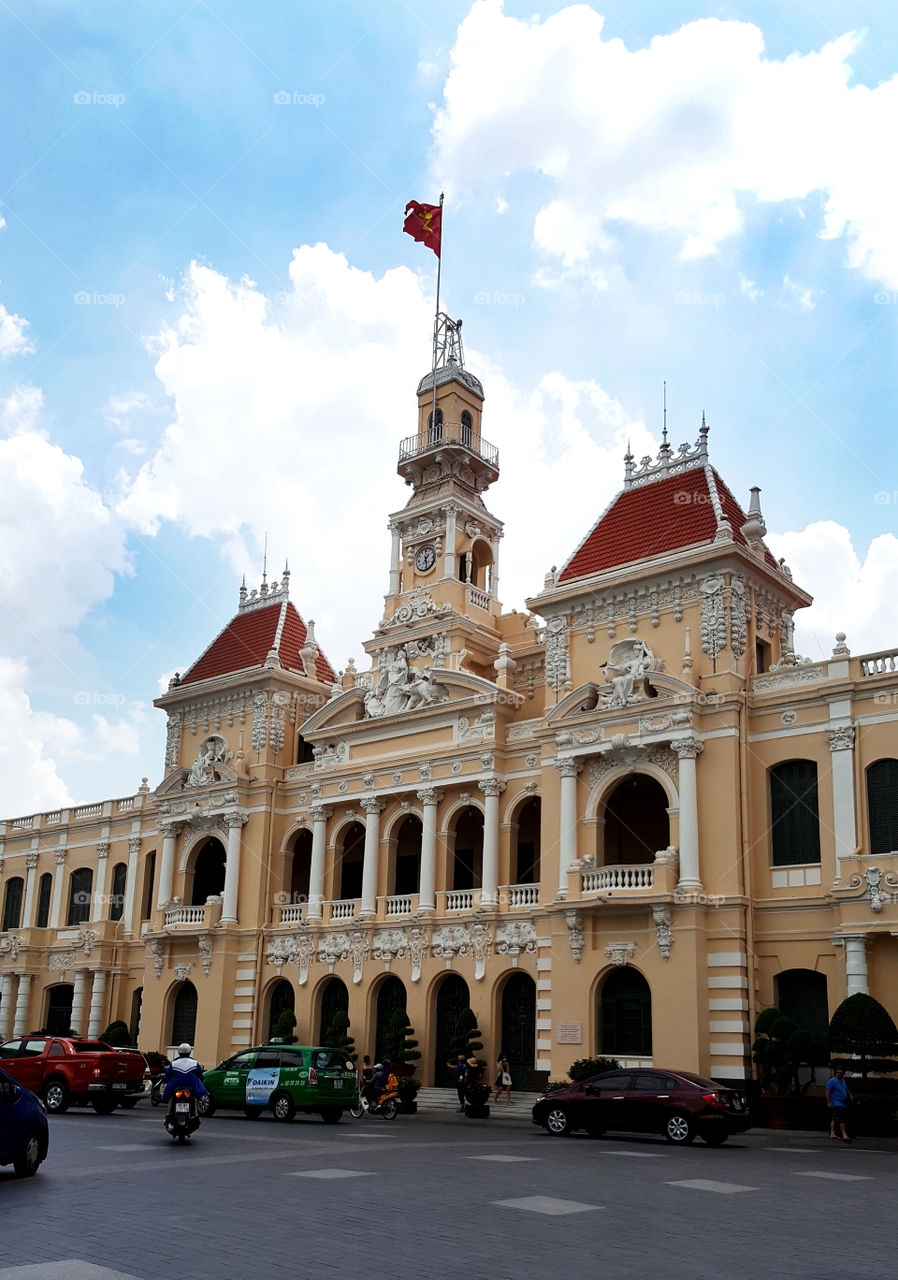 saigon city hall, ho chi minh, vietnam