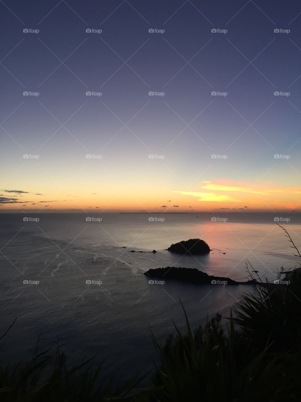 Sunset from Mt Maunganui, NZ