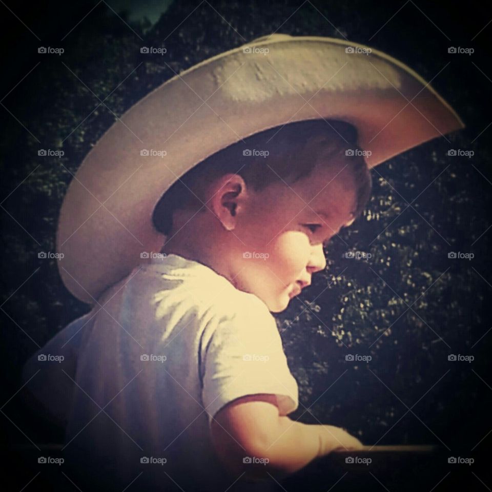 cowboy watching