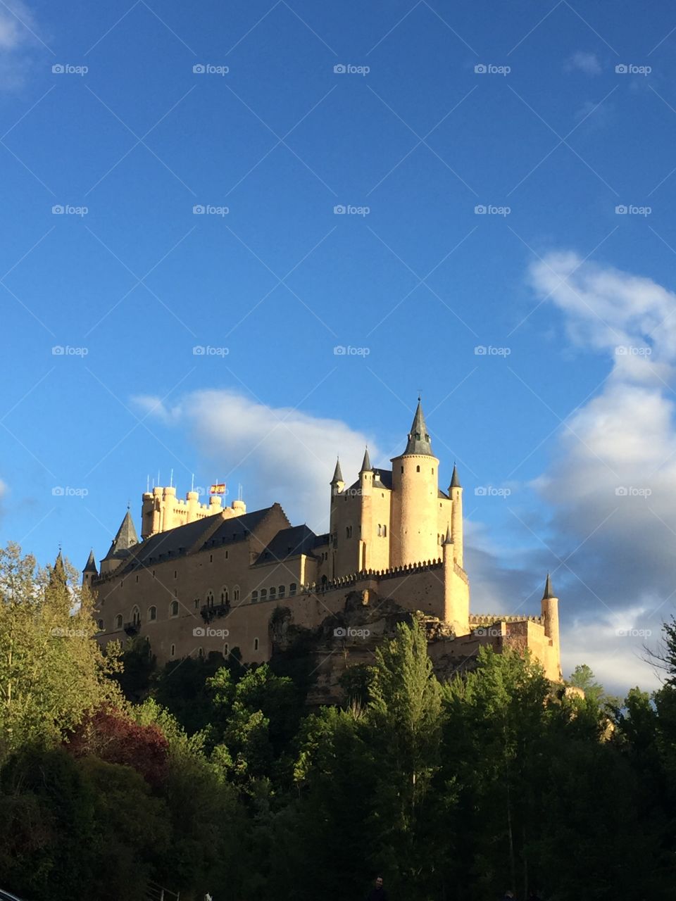 Spanish castle Segovia