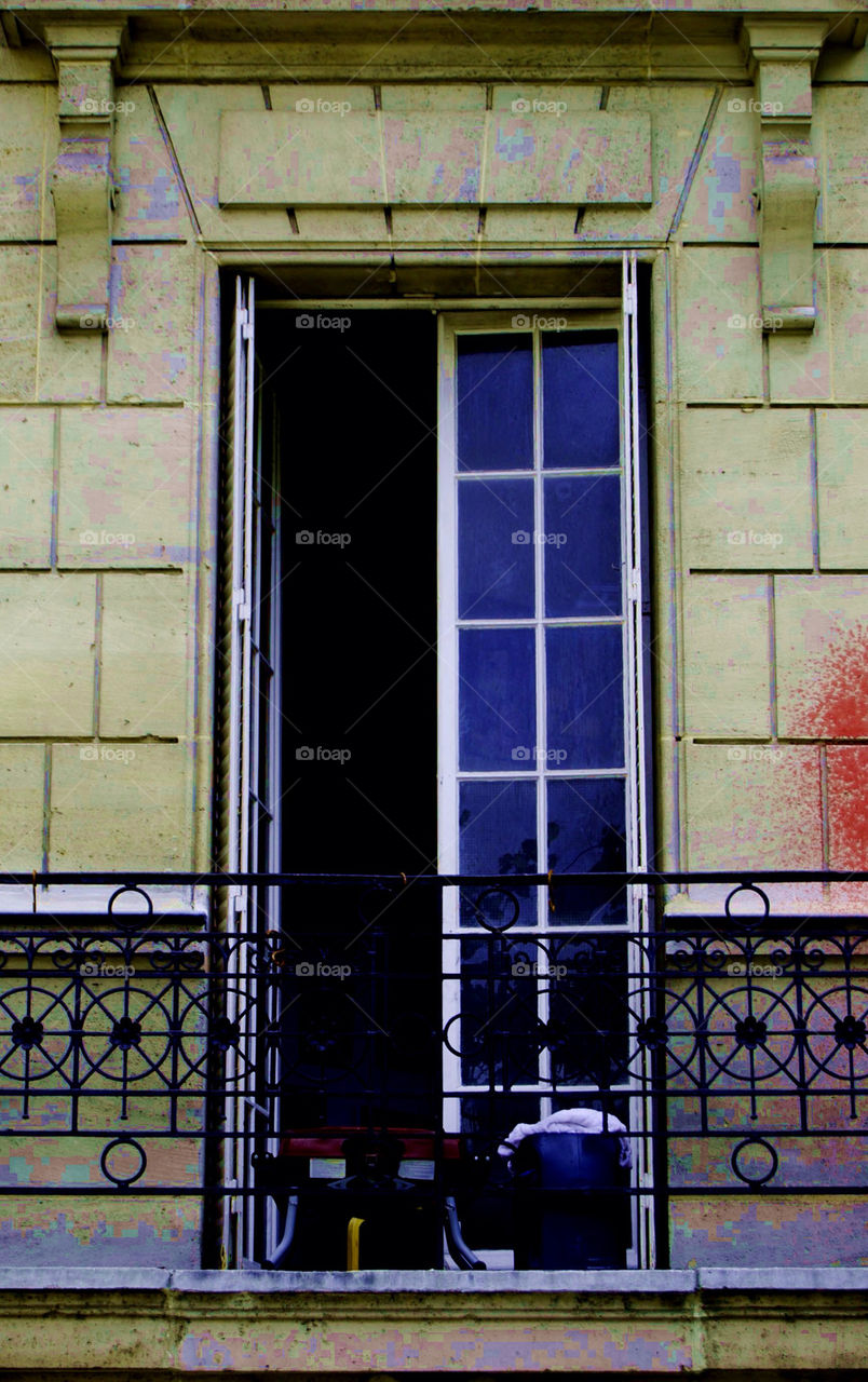 A balcony in Paris