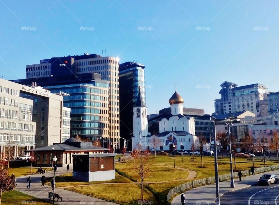 Business center in Moscow,