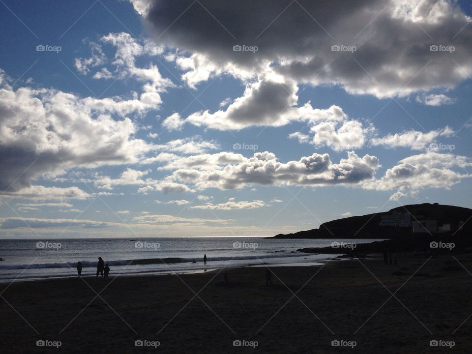 beach cloud devon beach by decibellebass