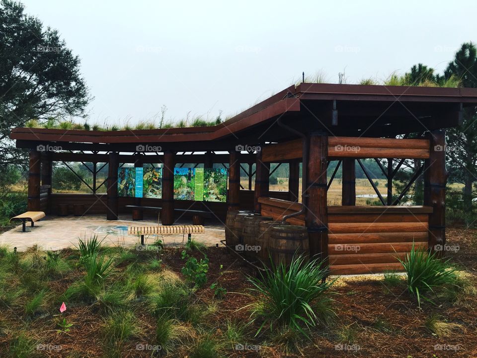 The bird blind in PEAR Park near Leesburg is finished and looks great birdind #birdwatching #bird #wildlifewatching