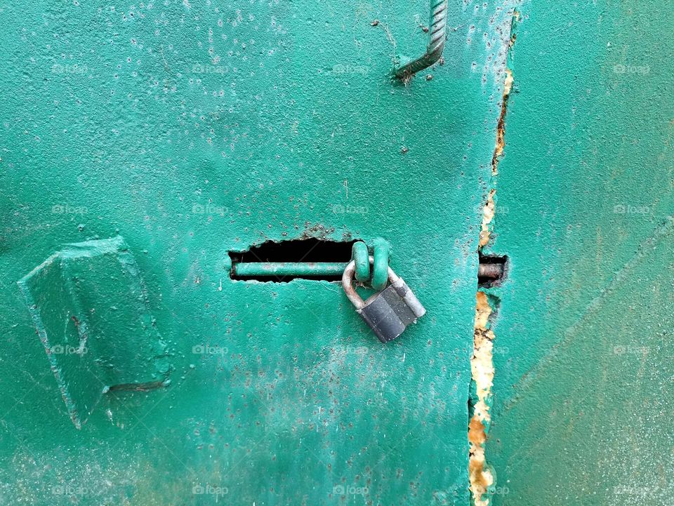 The barrel is locked