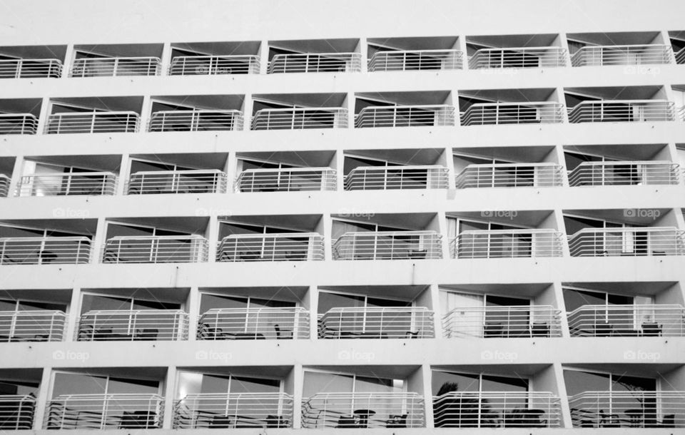 Rectangle balconies 