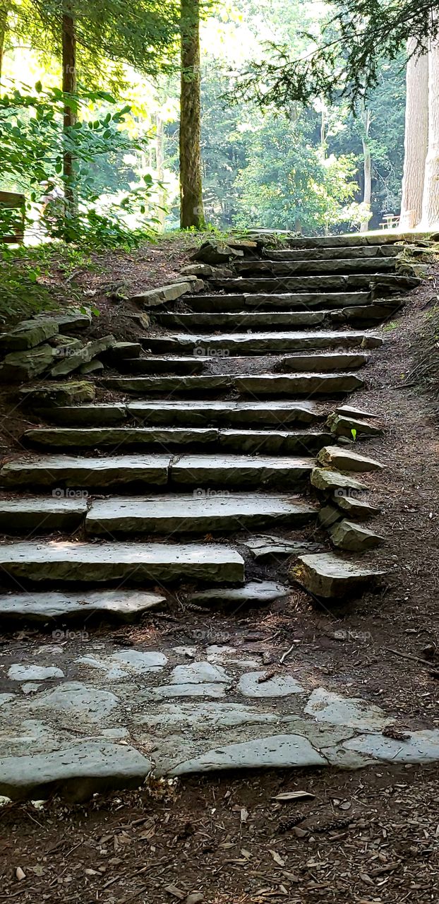 Stairway of stone
