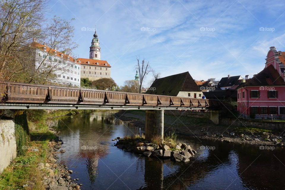 Bridge#river#castle#reflect