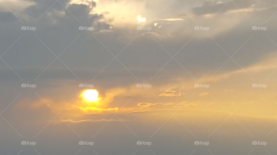 Sunset in Clouds