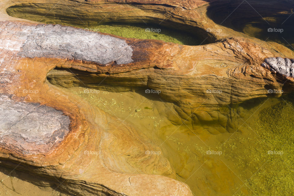 Jacuzzis, little water pools, Mount Roraima, Canaima National Park in Venezuela.