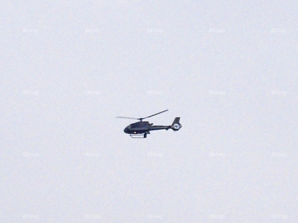 Copter in flight