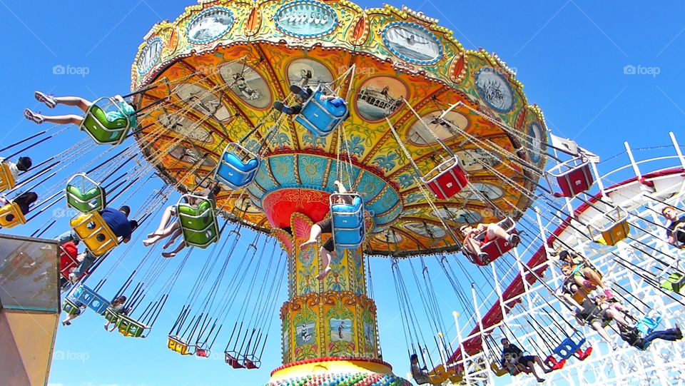 Colorful carousel. Colorful carousel