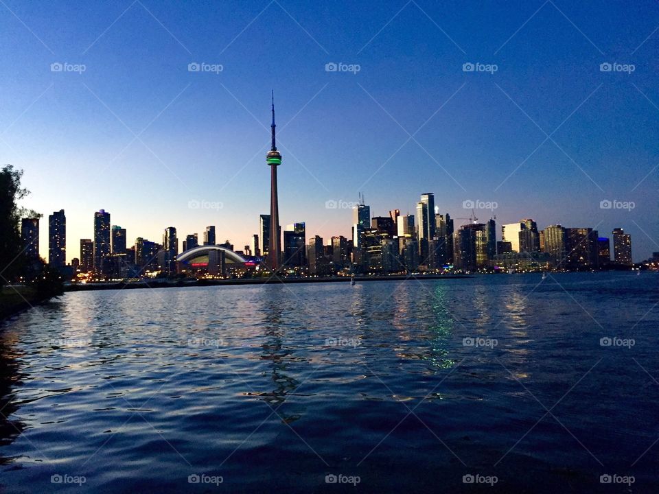 Toronto City View from Lake Ontario