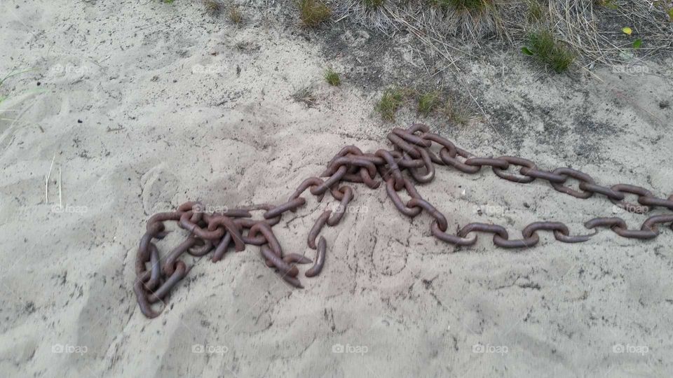 chains in the sand