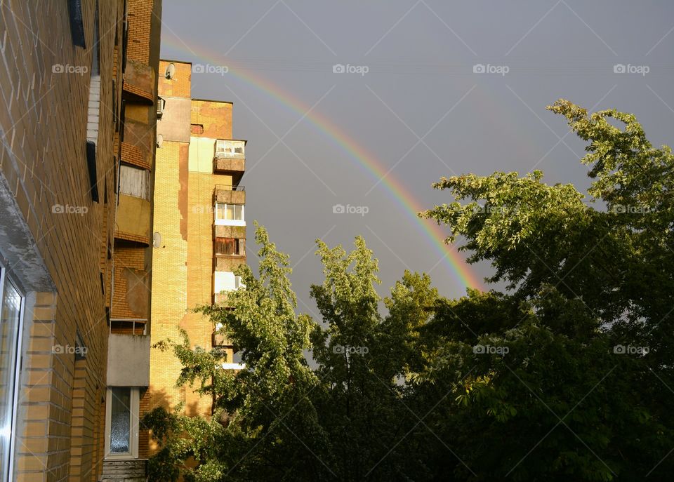 No Person, Rainbow, Architecture, Travel, Tree