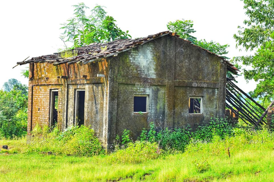 Abandoned House photography from Tamhini Ghat Maharashtra India