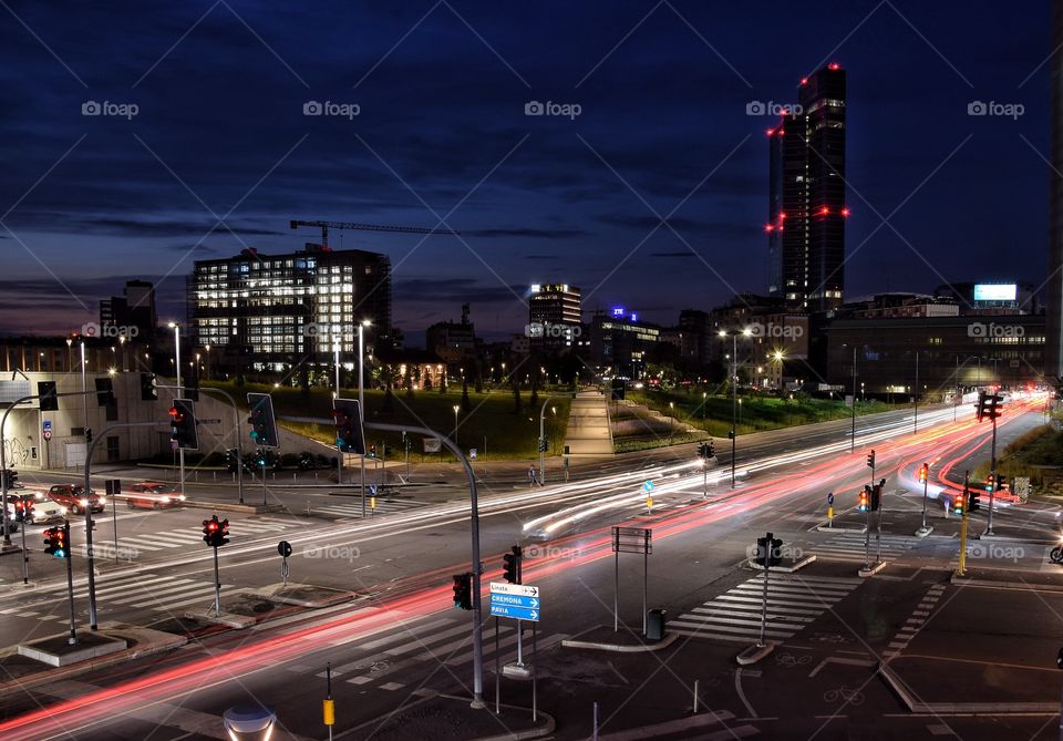 Night Milan, Italy