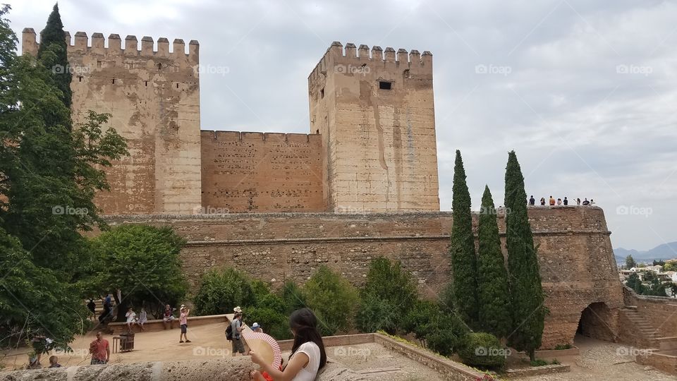 Alcazaba Castle Towers