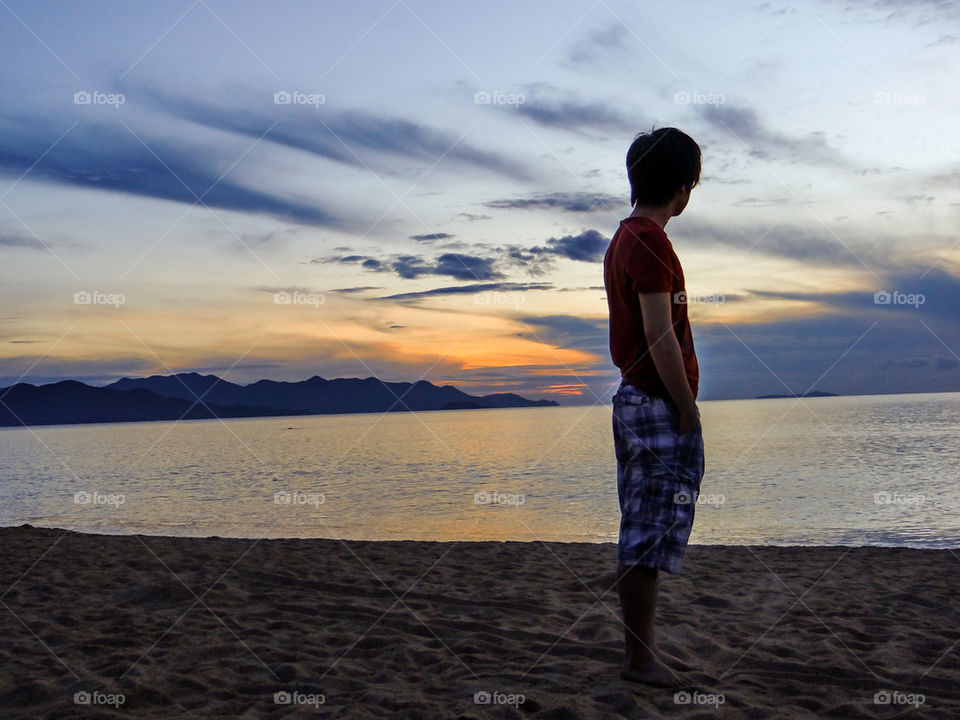 Sunrise on the beach