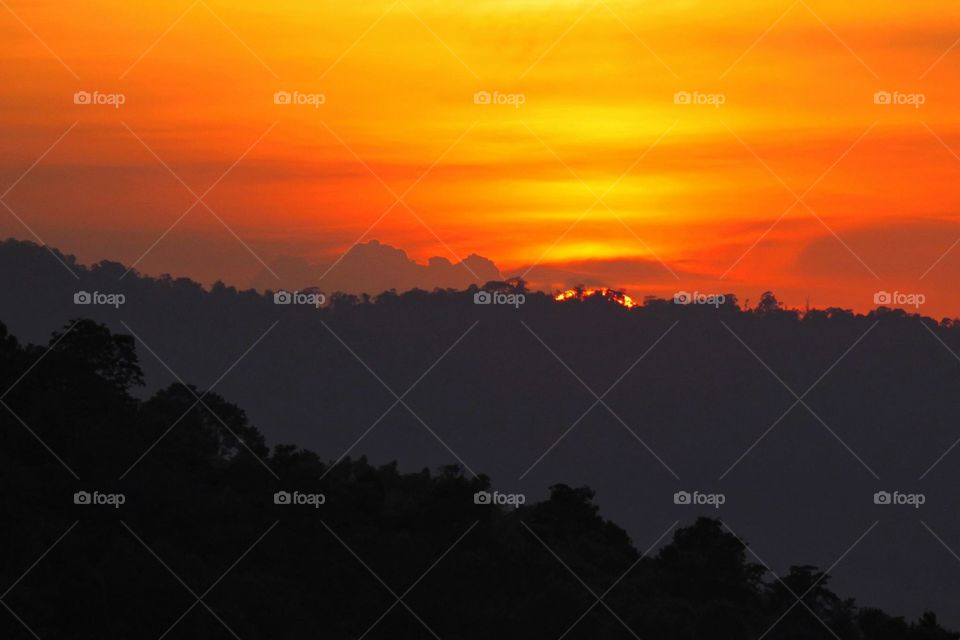 Thailand sunset
