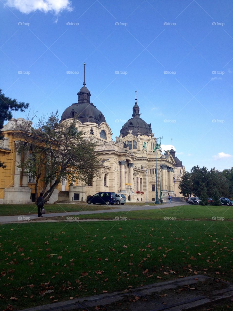 Széchenyi termal bath side view