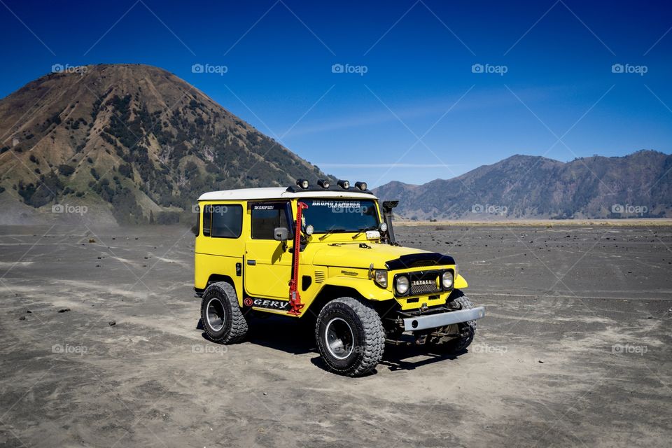 Rental Jeep at Mount Bromo National Park