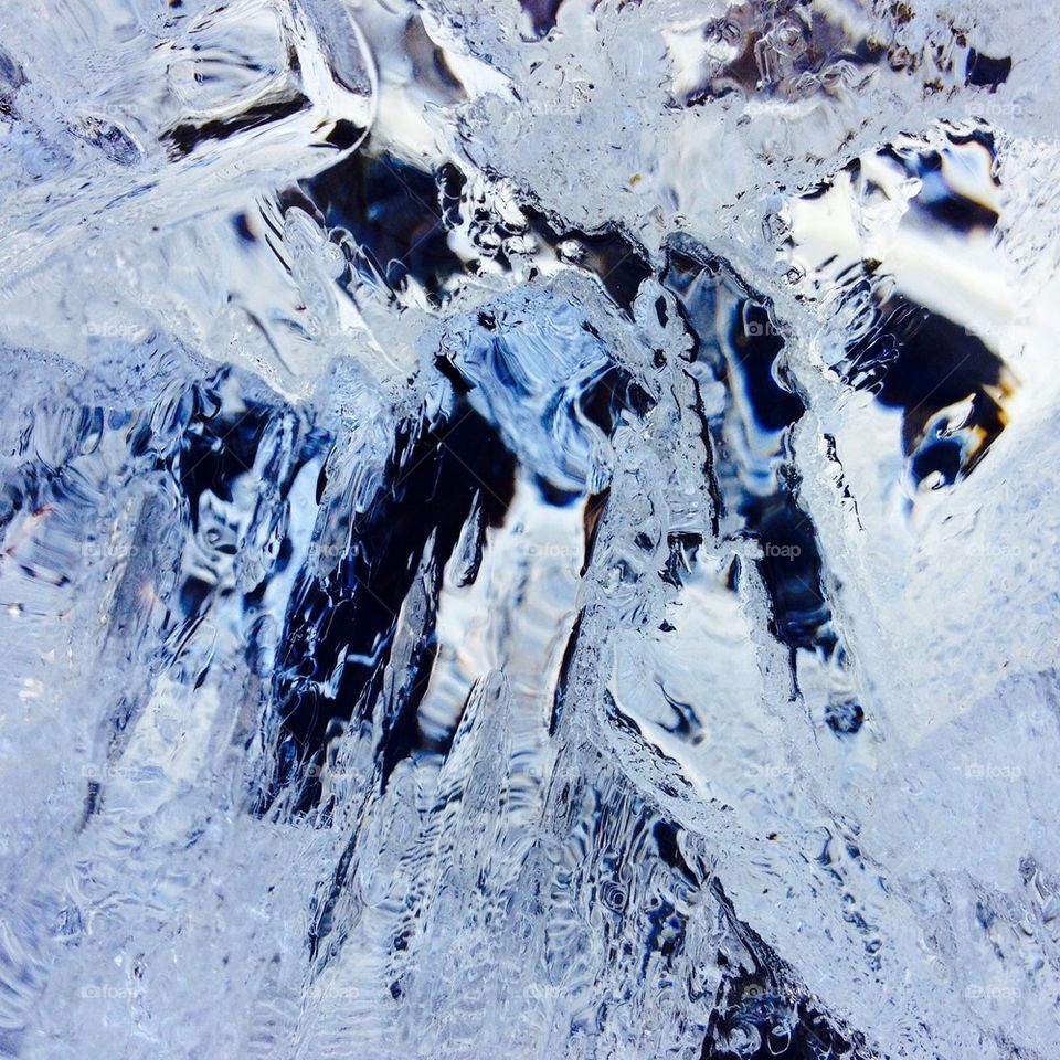 Close-up of glacier