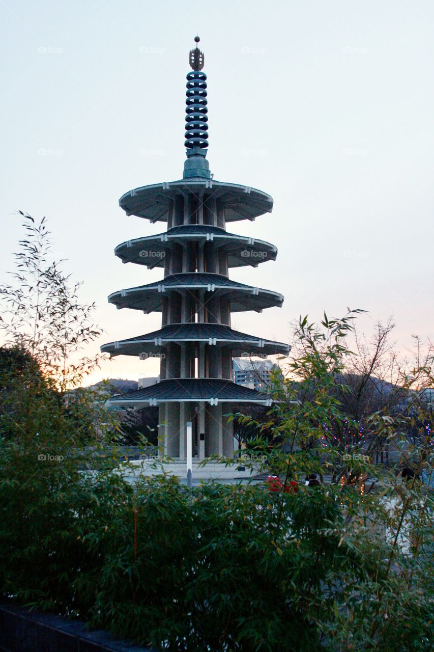 Japanese tower 