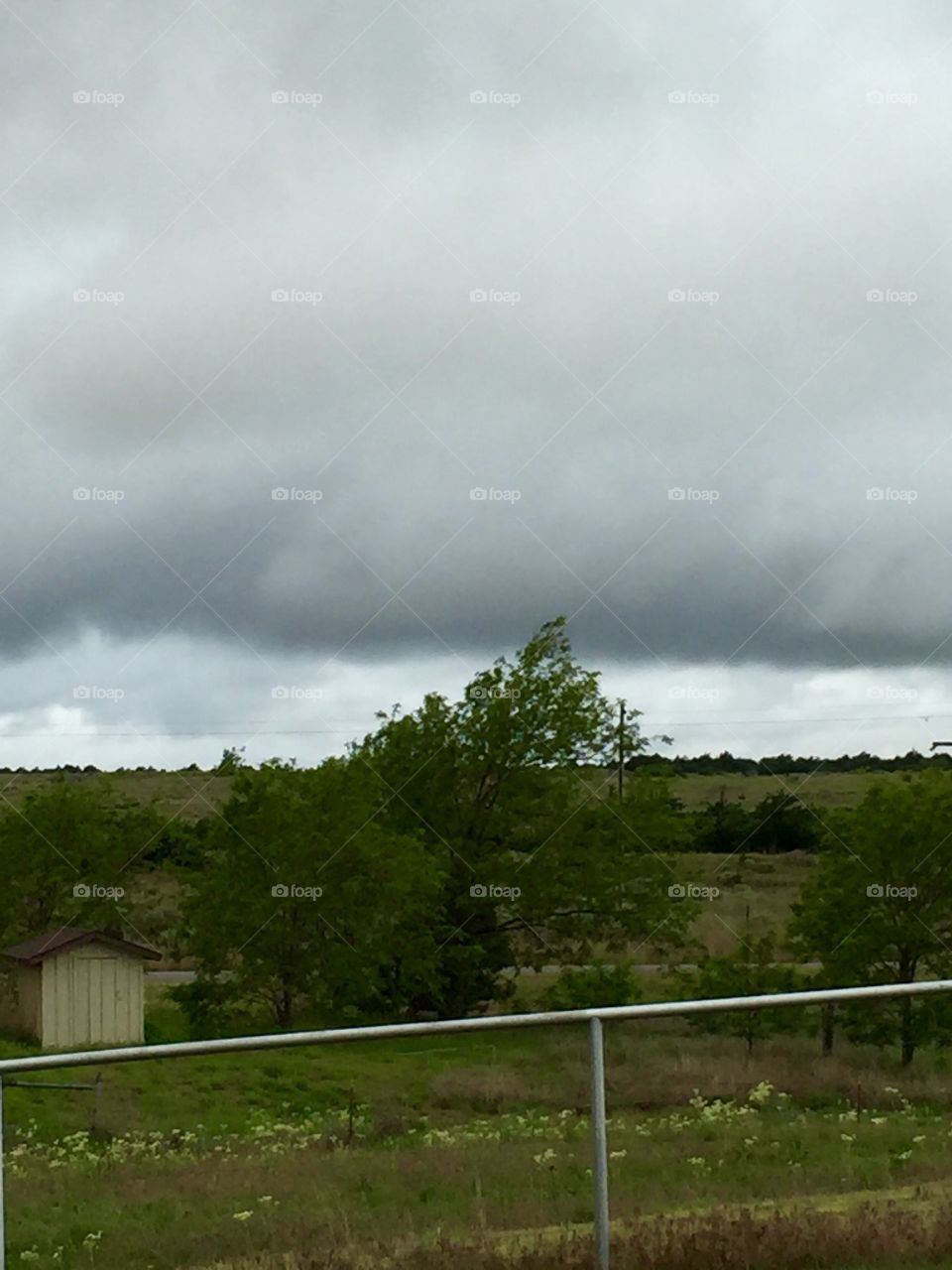 Oklahoma gloomy sky