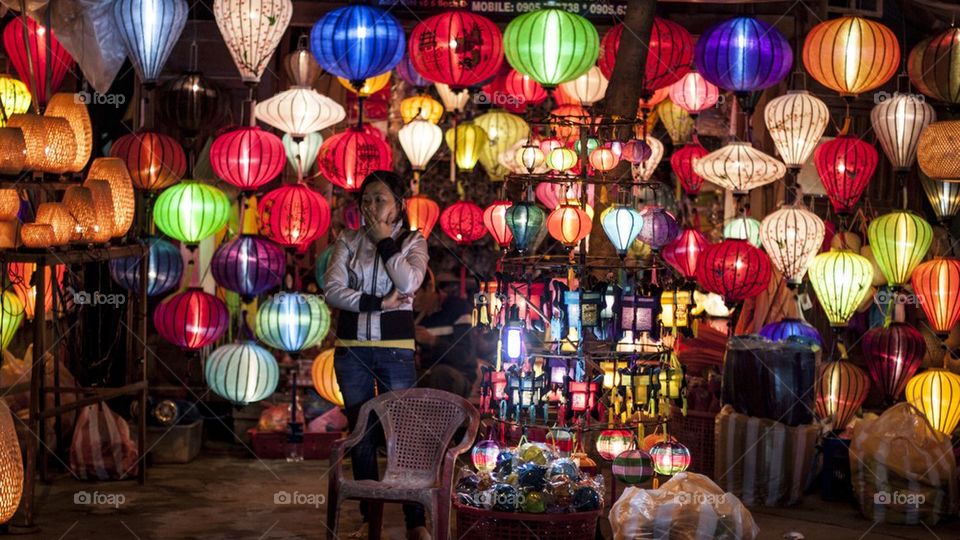 Hoi an lampion market