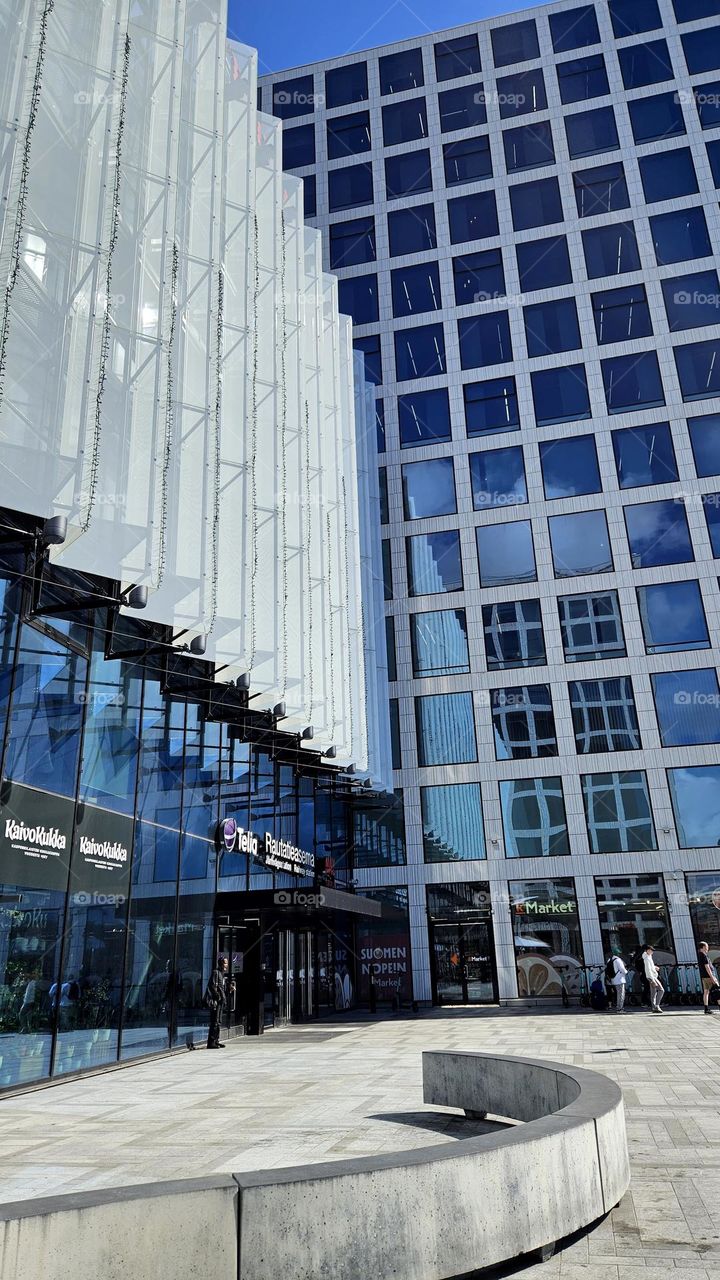 The new shopping center tripla in the capital of Finland, Helsinki, Pasila