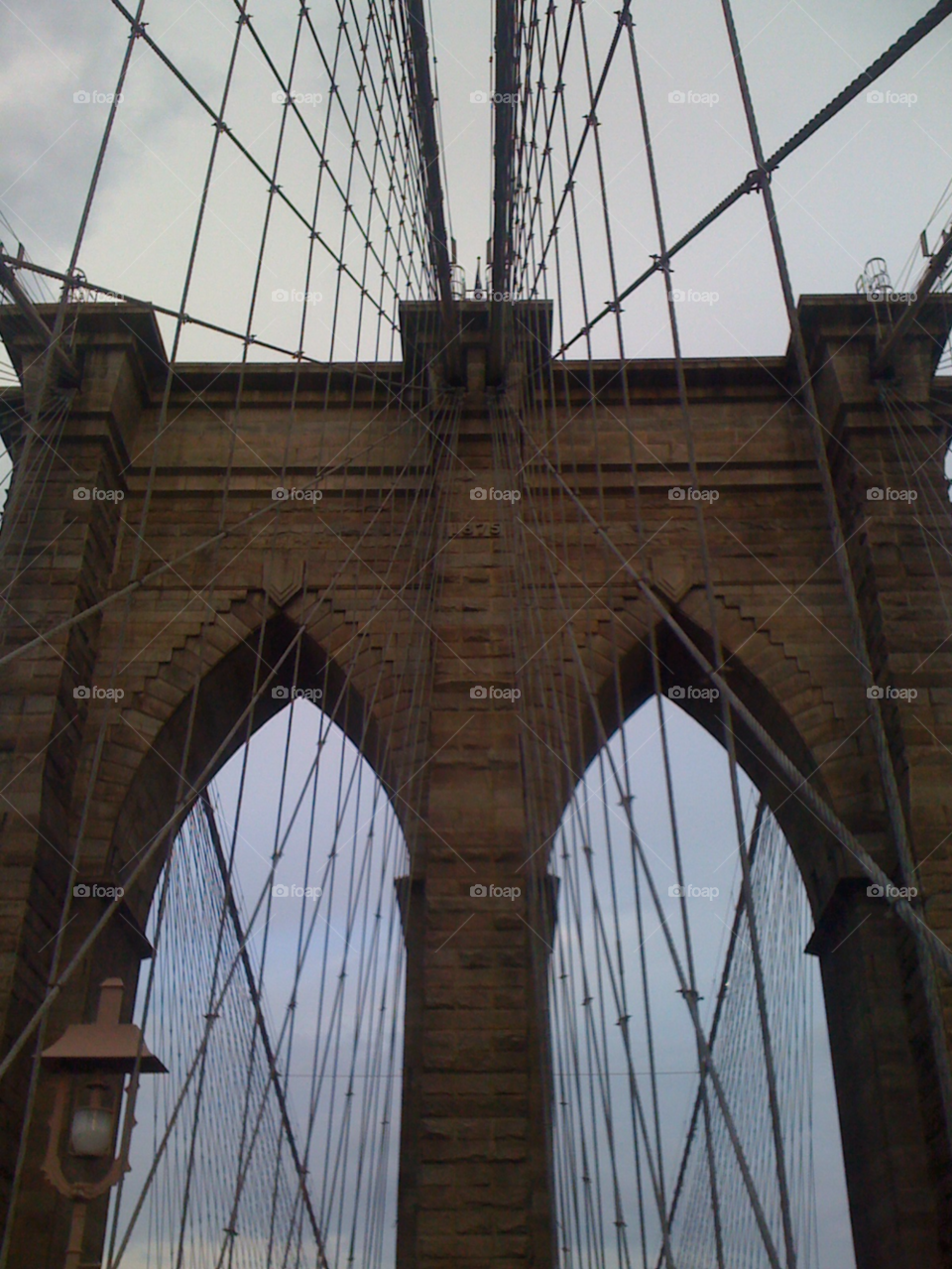 brooklyn bridge symmetry nyc by Iceobird