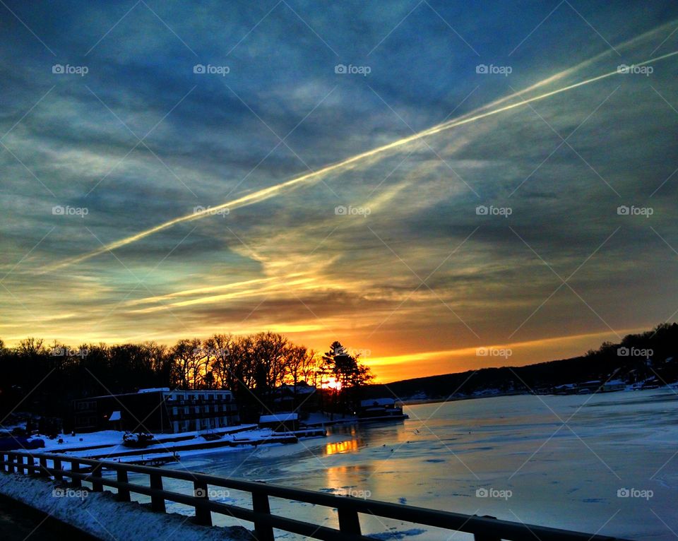 River Styx Bridge sunrise