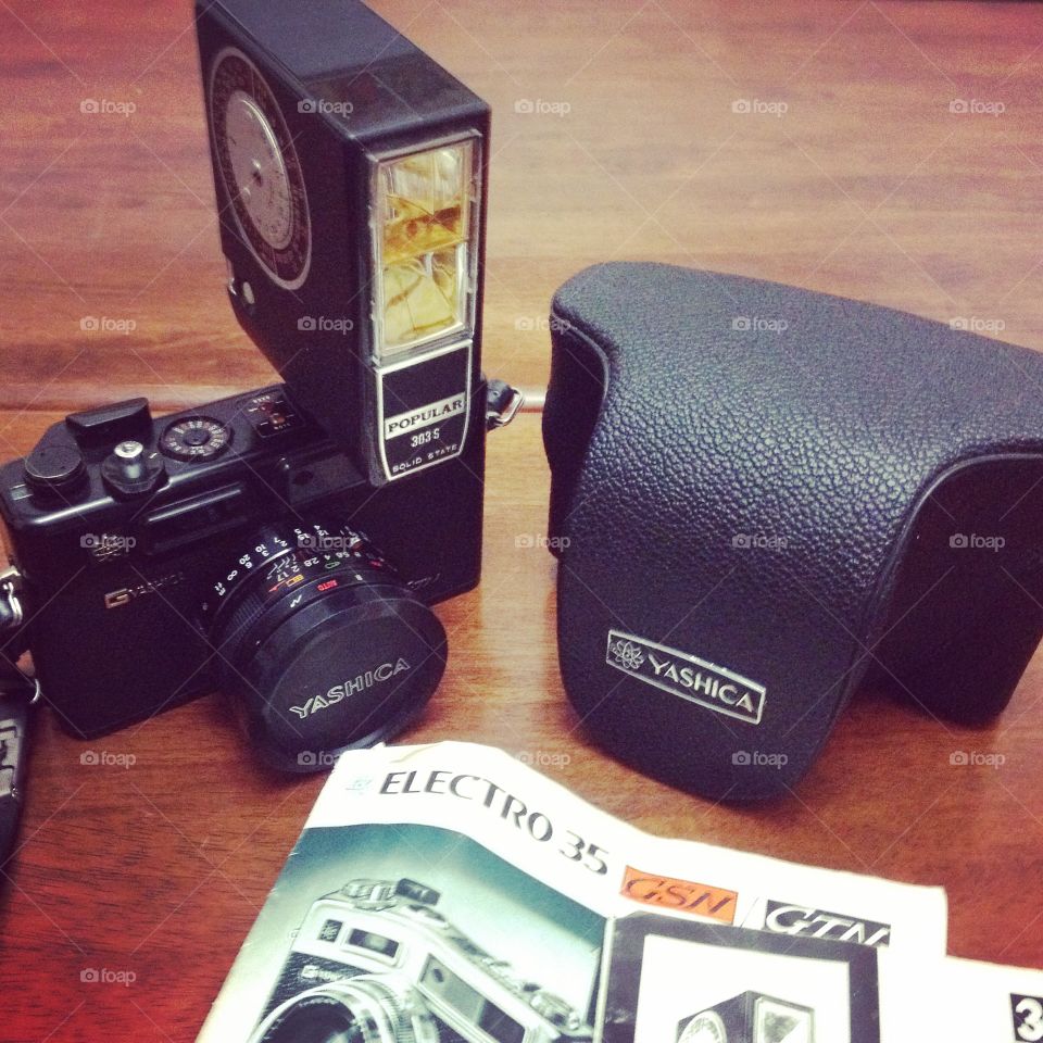 Yashica Electronic 35. Classic old camera