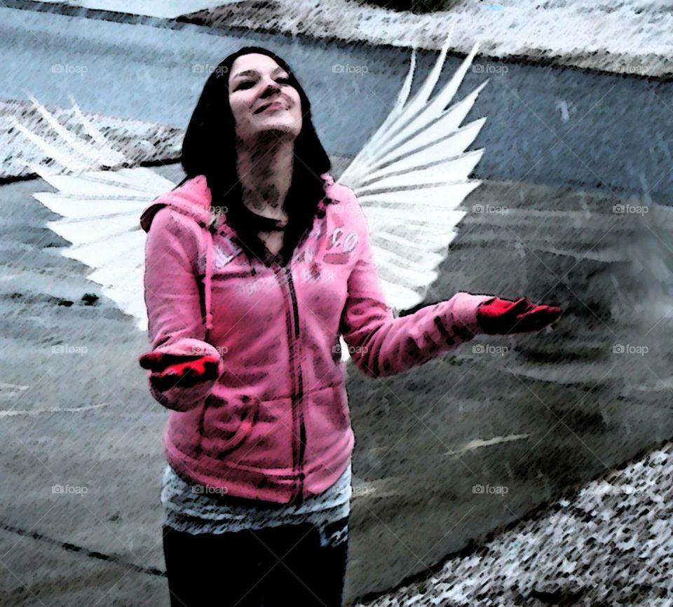 Angel of snow
