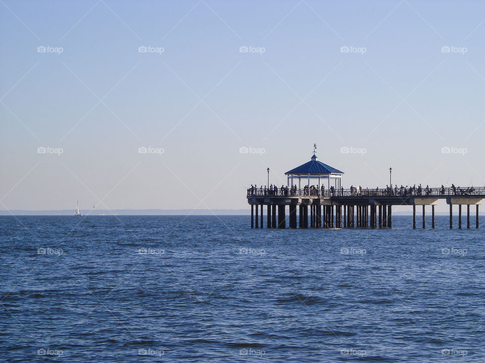 Beaches of New York. Stroll along the beach of Staten Island