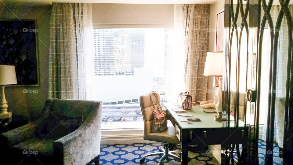 Desk at Paris Las Vegas