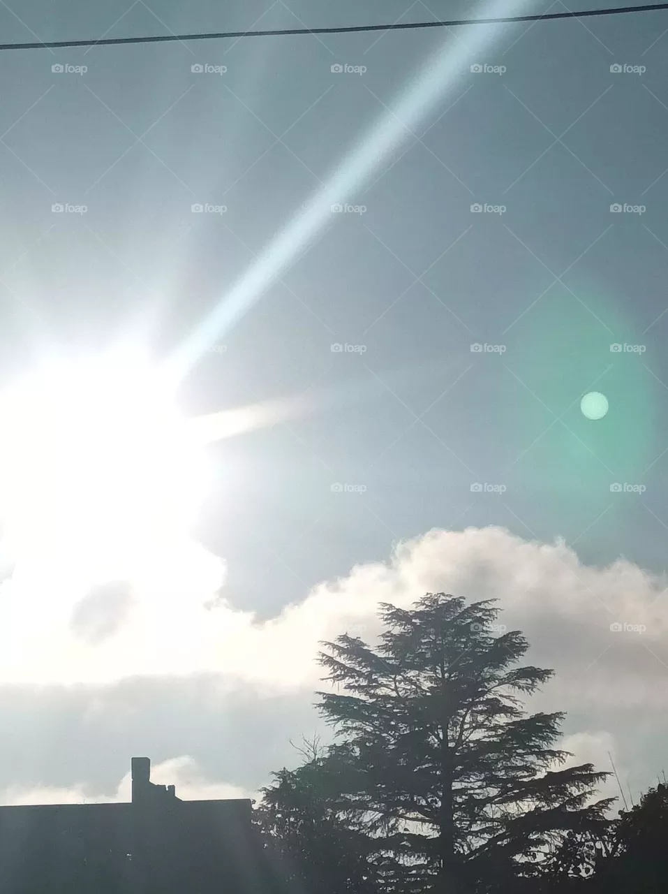 The sky