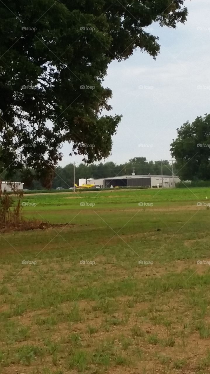 Hangar. Airport in Marianna, Arkanzas