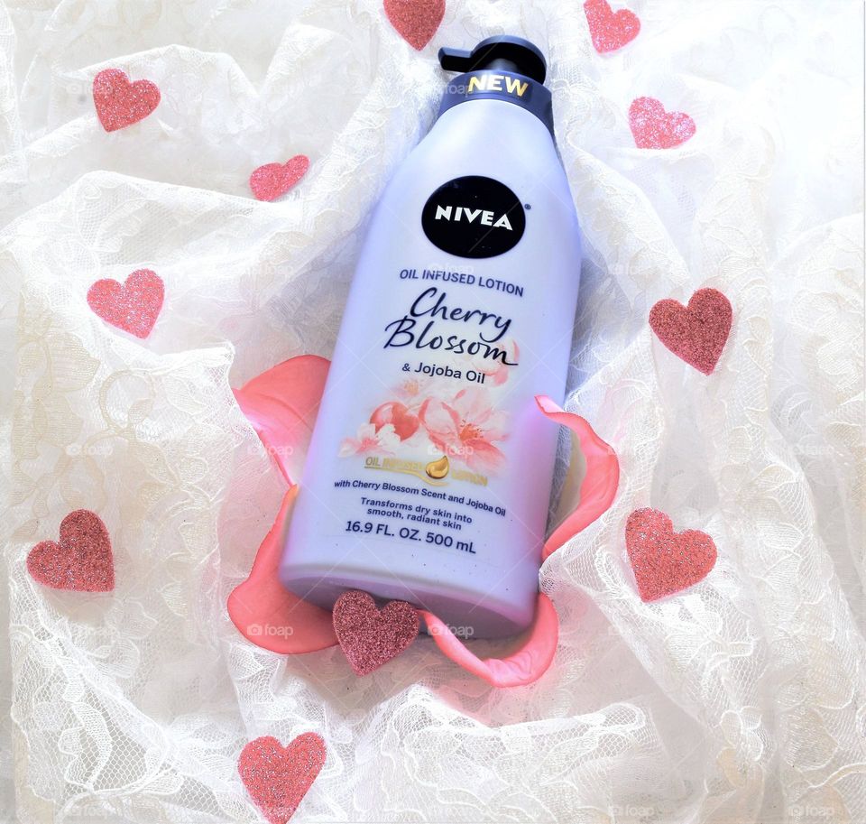 Nivea cherry blossom lotion