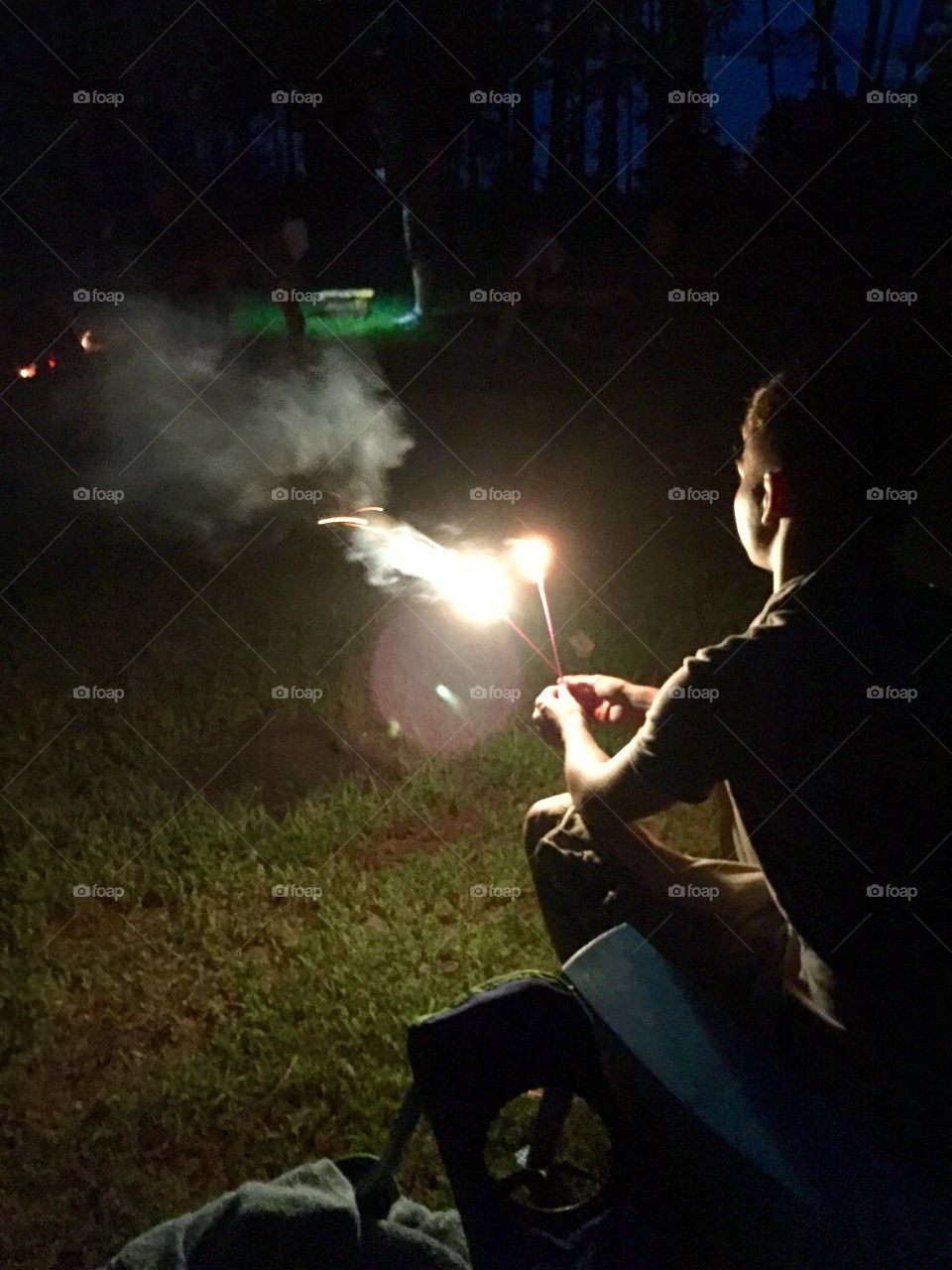 Sparklers and solitude