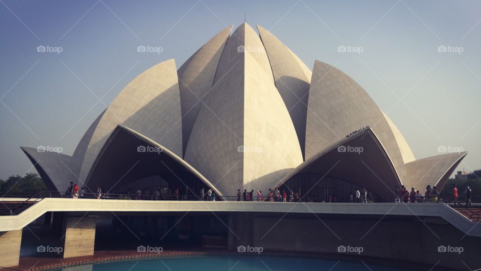 lotus temple, delhi, india