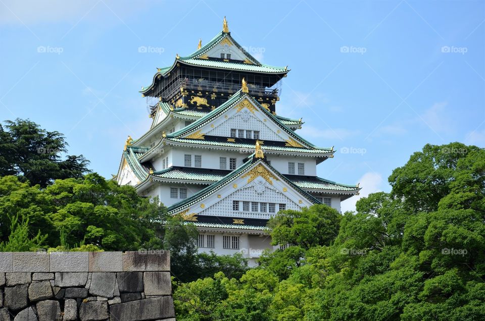 Japan Osaka - castle