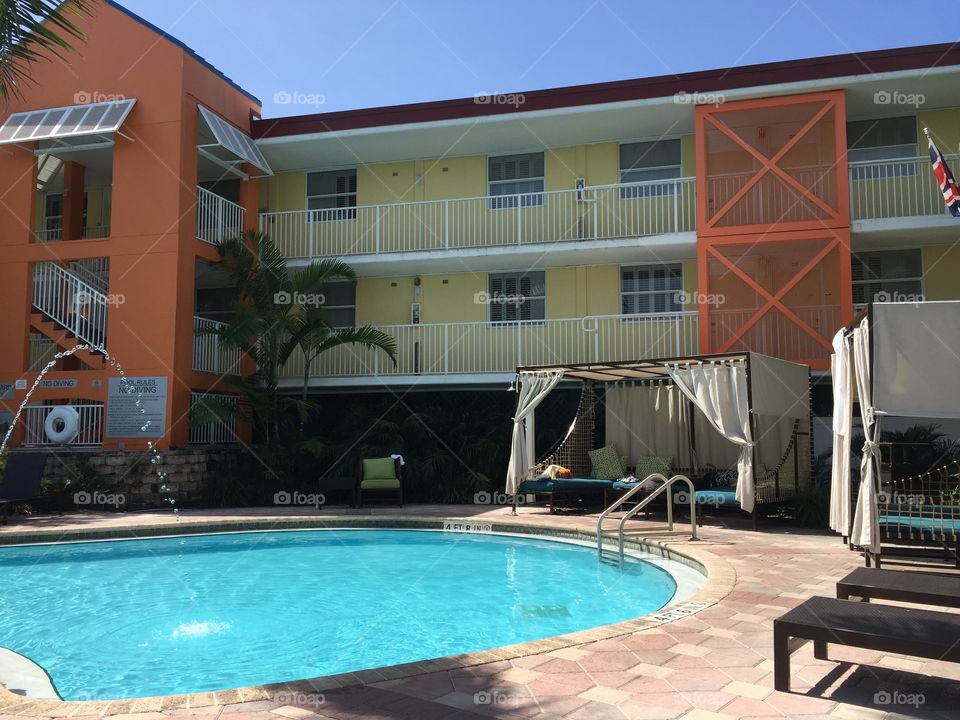 Key West hotel pool