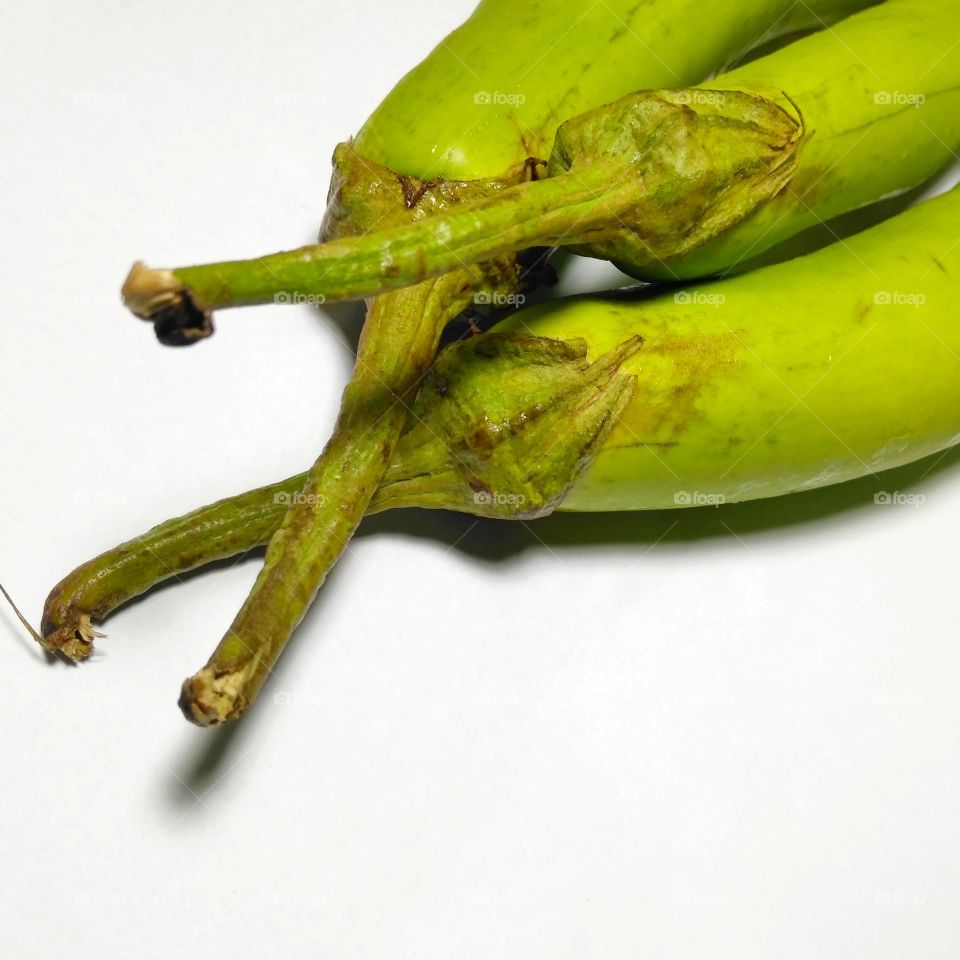 Green fruits on the table