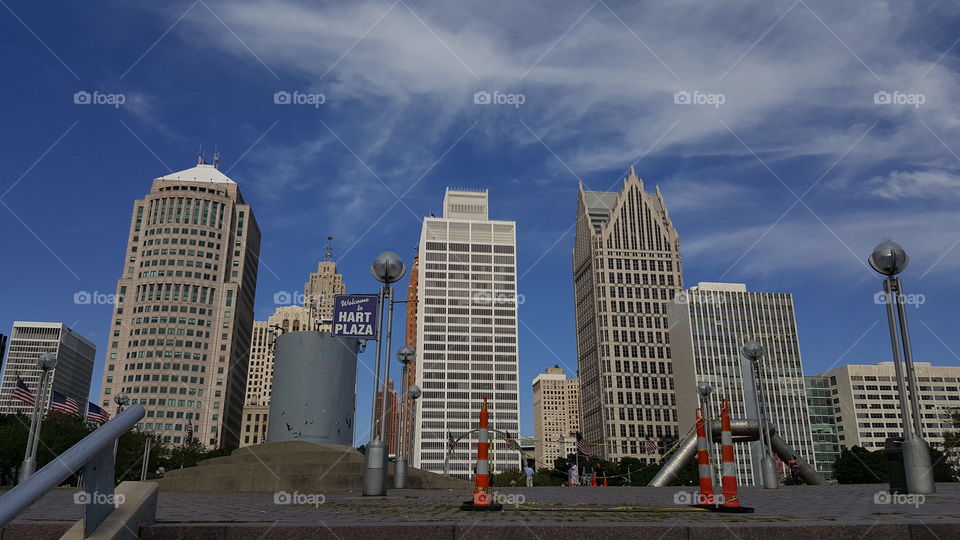 downtown Detroit